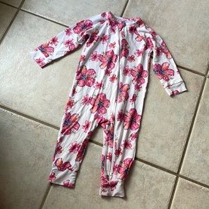Coco Moon Hibiscus Coverall 12-18 months